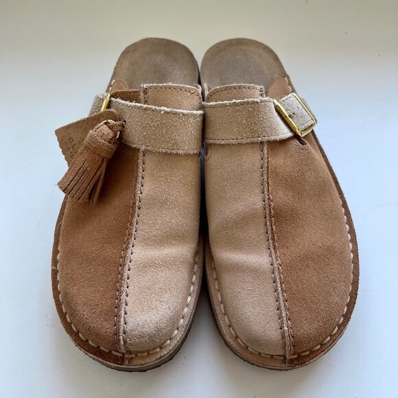 Clarks Trek Mule Two Tone Tan | Size 7.5 - Picture 7 of 9